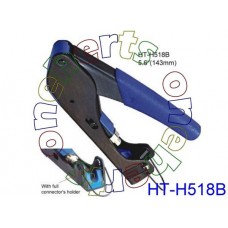 HT-H518B皺縮式手壓鉗 新型皺縮式防水接頭壓接鉗 可搭5C防水接頭 適用 5C2V 纜線